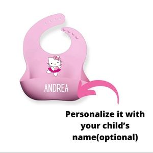 Hello Kitty Silicone Bib Ballerina Sanrio